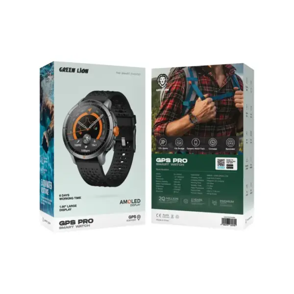 GREEN LION SMART WATCH GPS RPO | GL-SWA41| BLACK